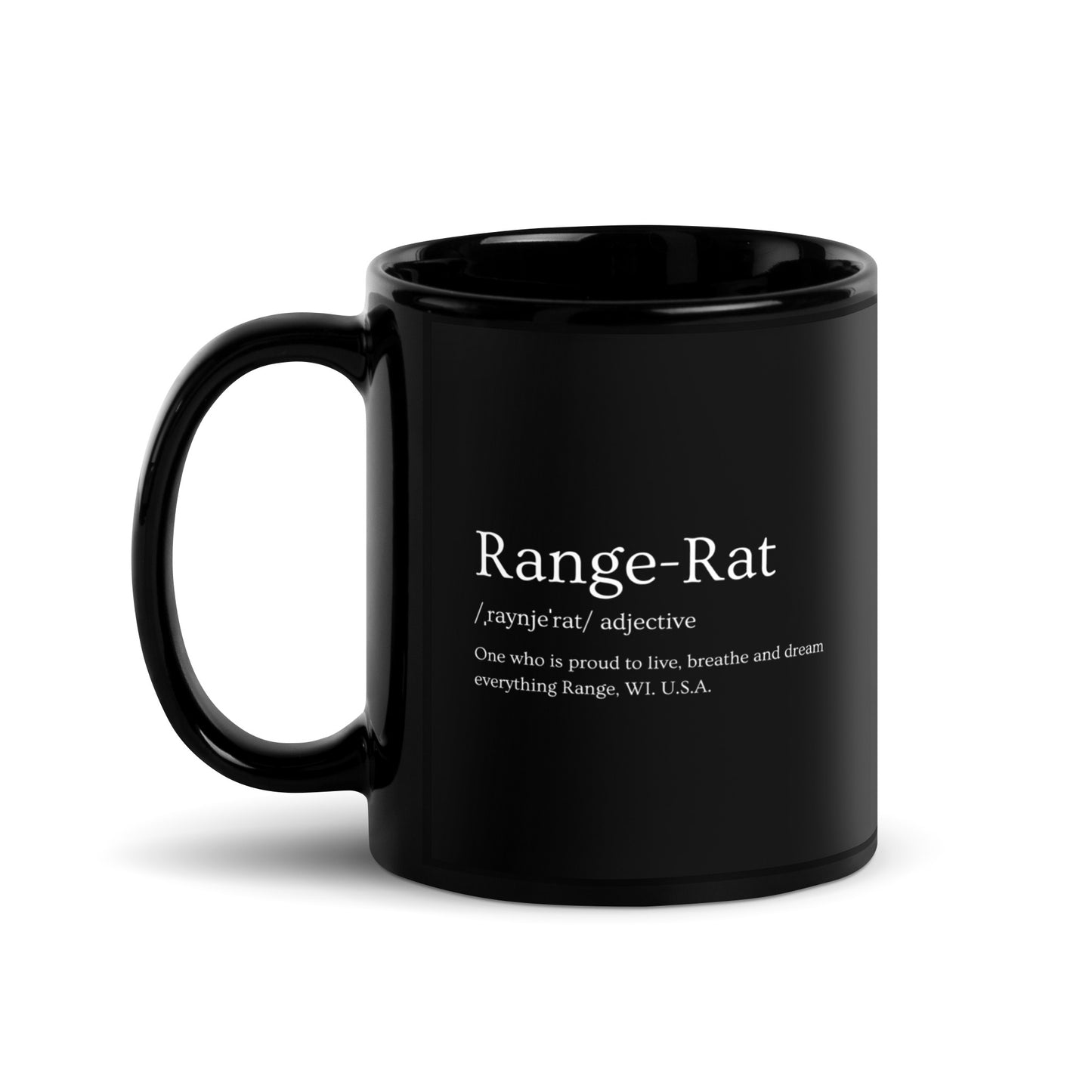 Range-Rat Black Glossy Mug