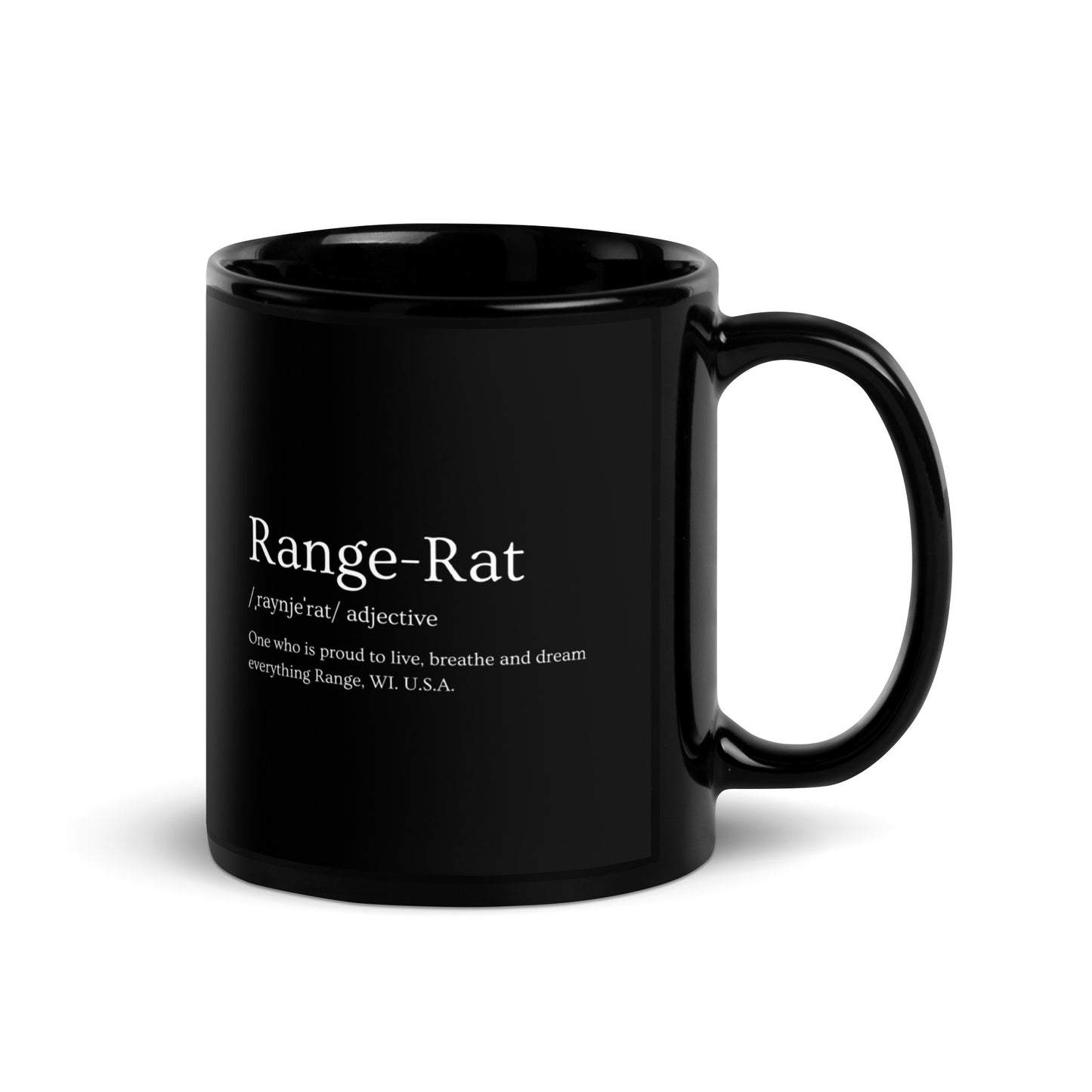 Range-Rat Black Glossy Mug