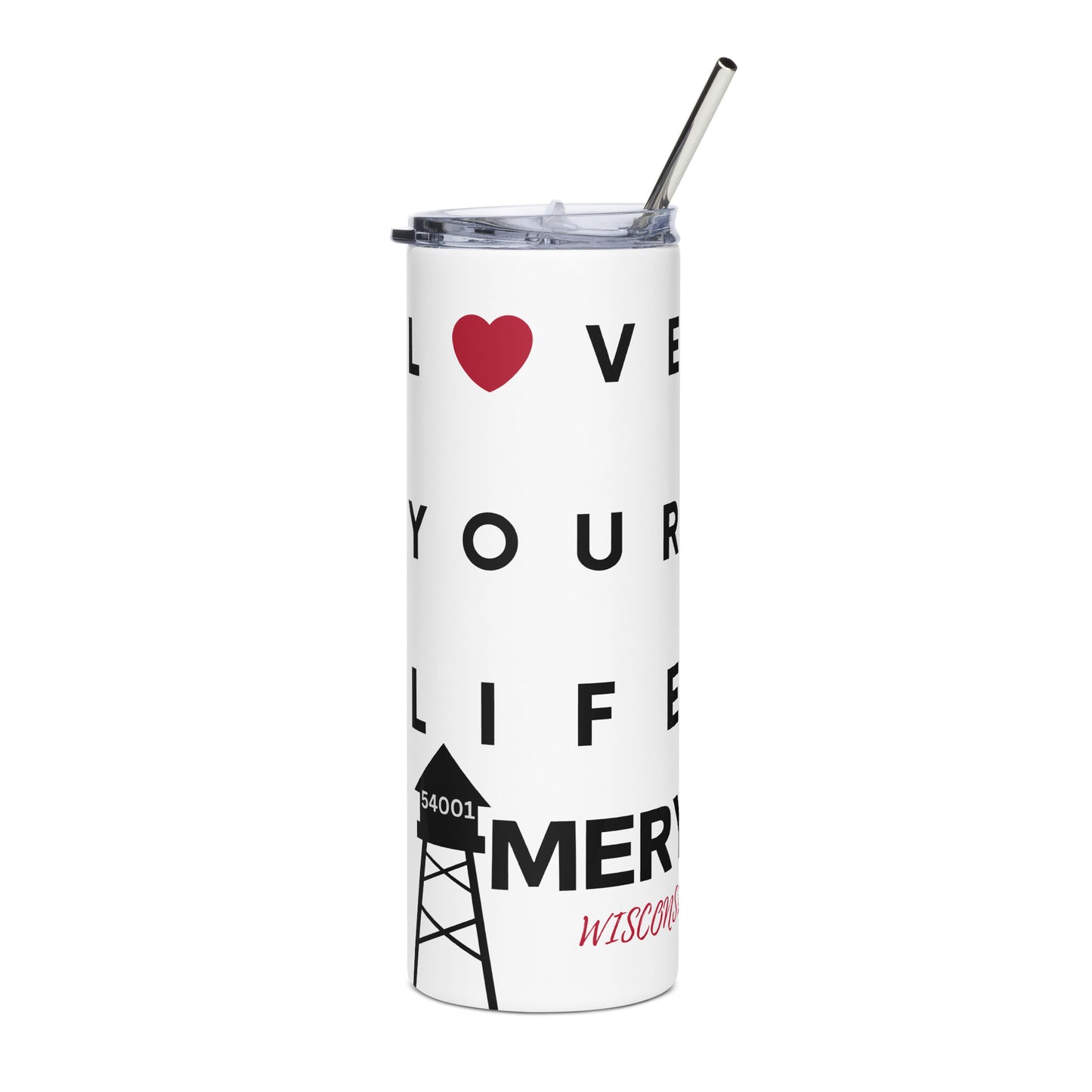 Amery Love Your Life Stainless steel tumbler