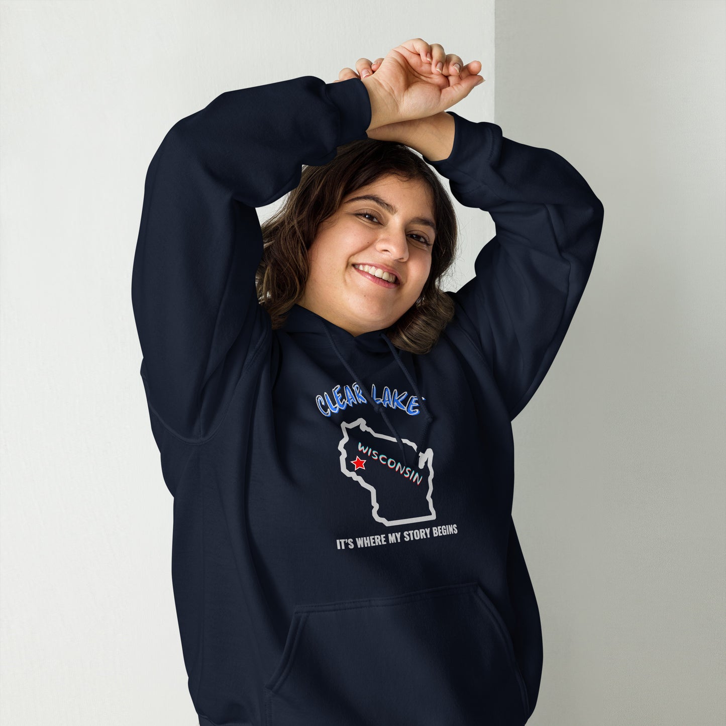 Clear Lake, Where My Story Starts Unisex Hoodie