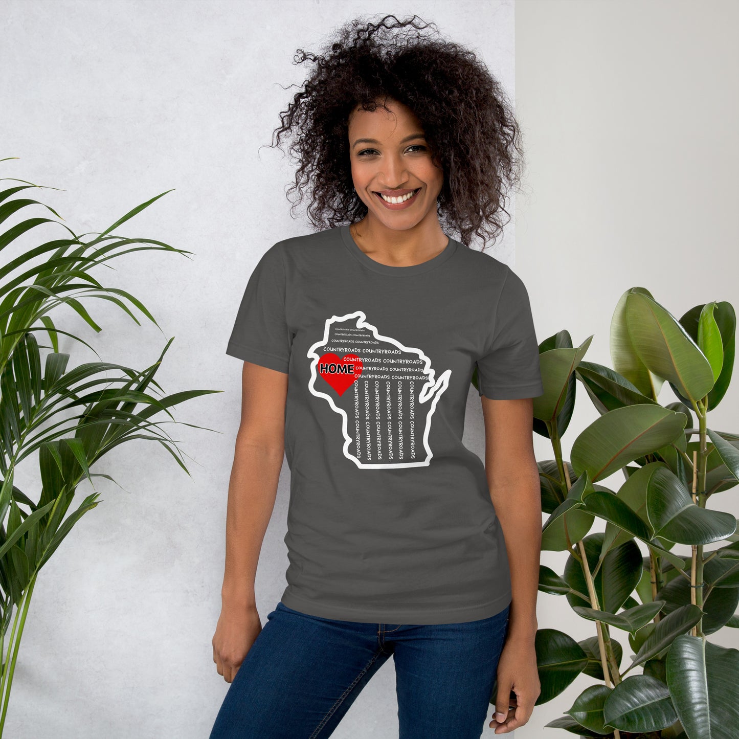 Country Roads Take Me Home Unisex t-shirt