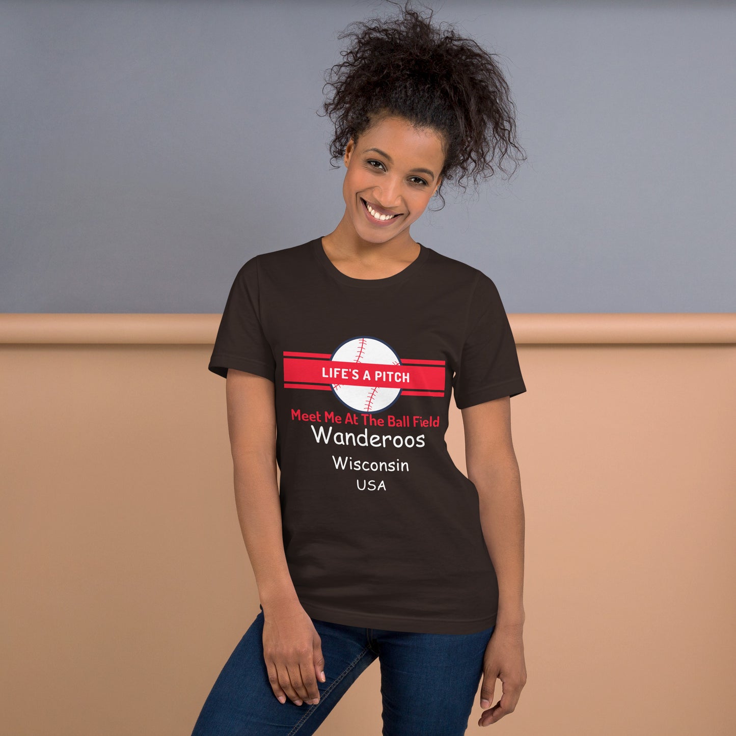 Wanderoos "Life's A Pitch" Unisex t-shirt