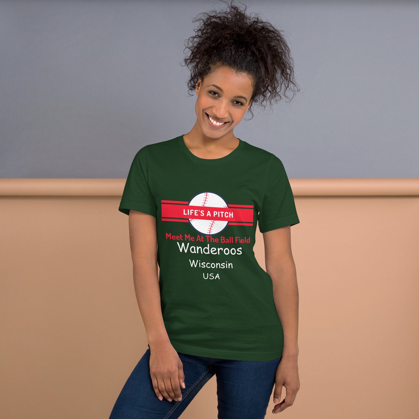 Wanderoos "Life's A Pitch" Unisex t-shirt