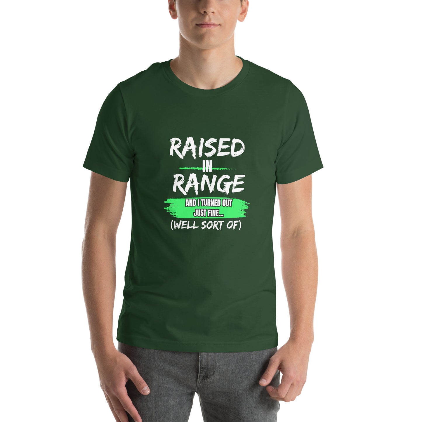 Raised in Range Unisex t-shirt