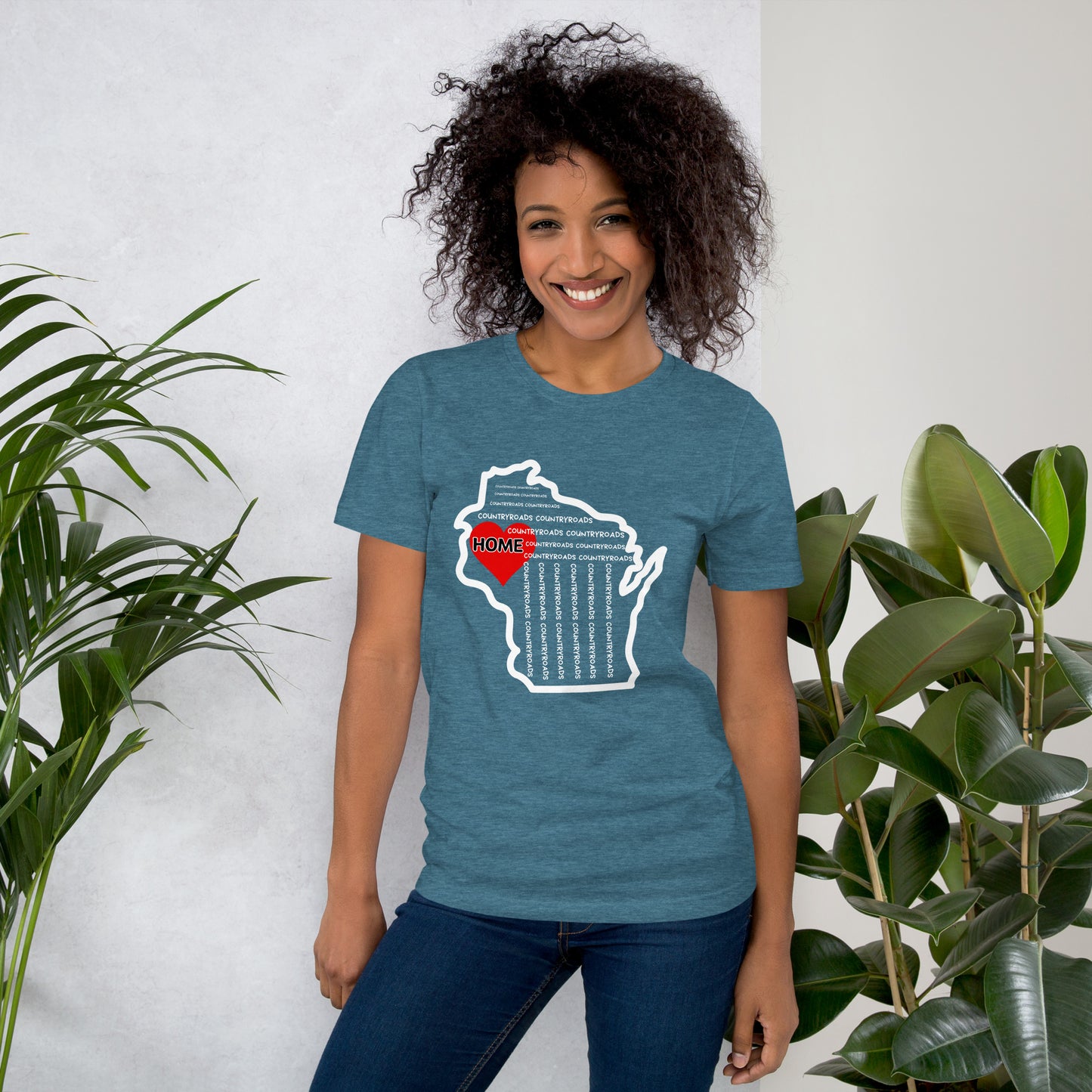 Country Roads Take Me Home Unisex t-shirt