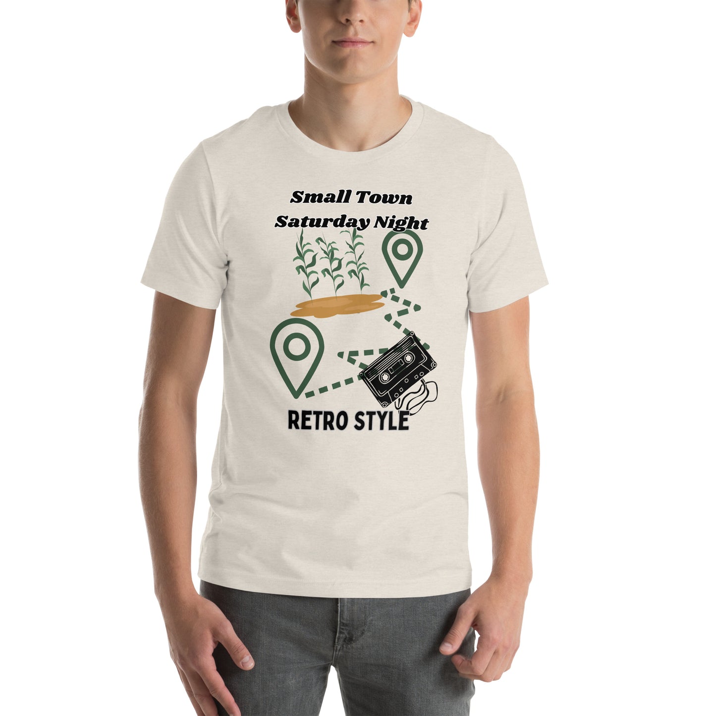 Small Town Retro Style Unisex t-shirt