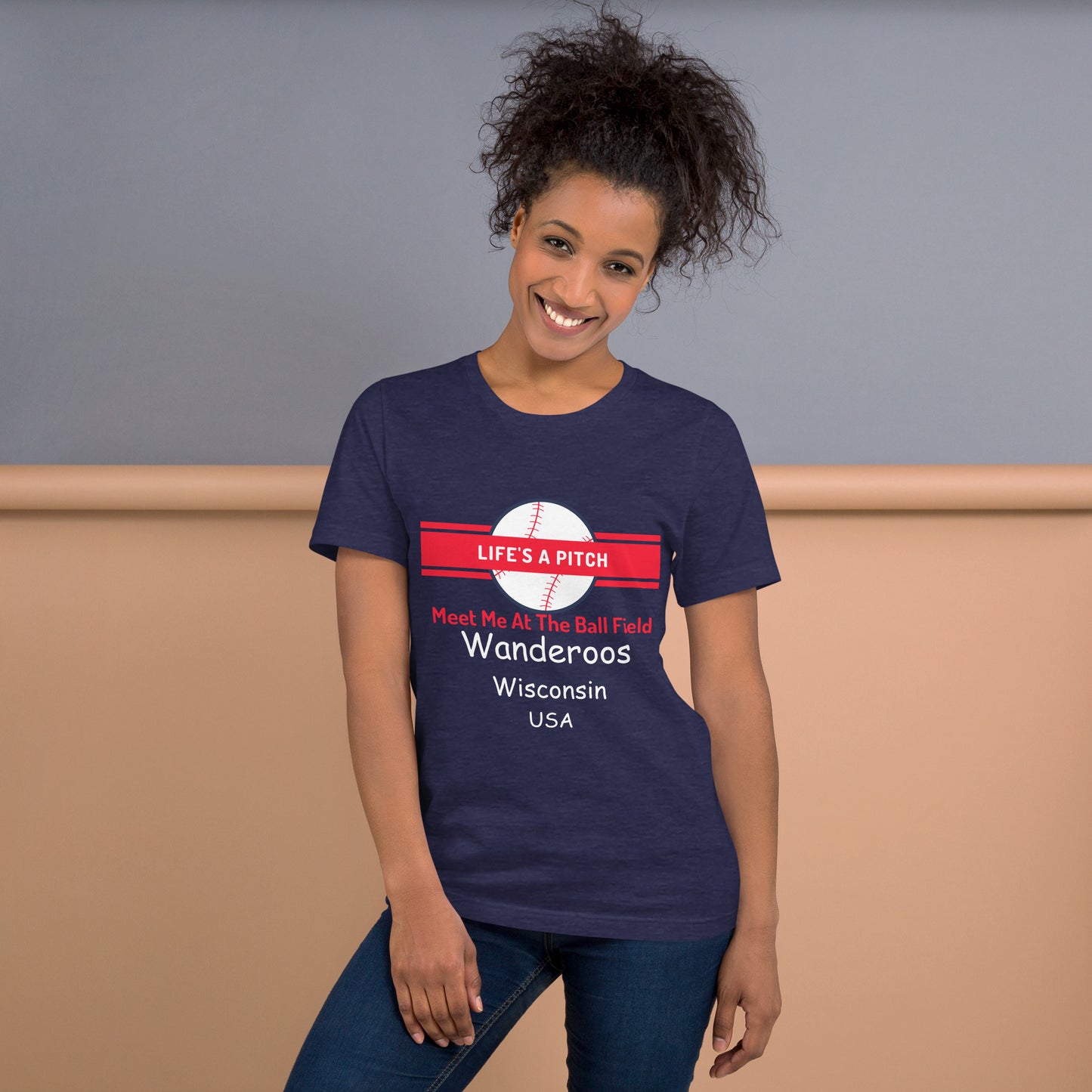 Wanderoos "Life's A Pitch" Unisex t-shirt