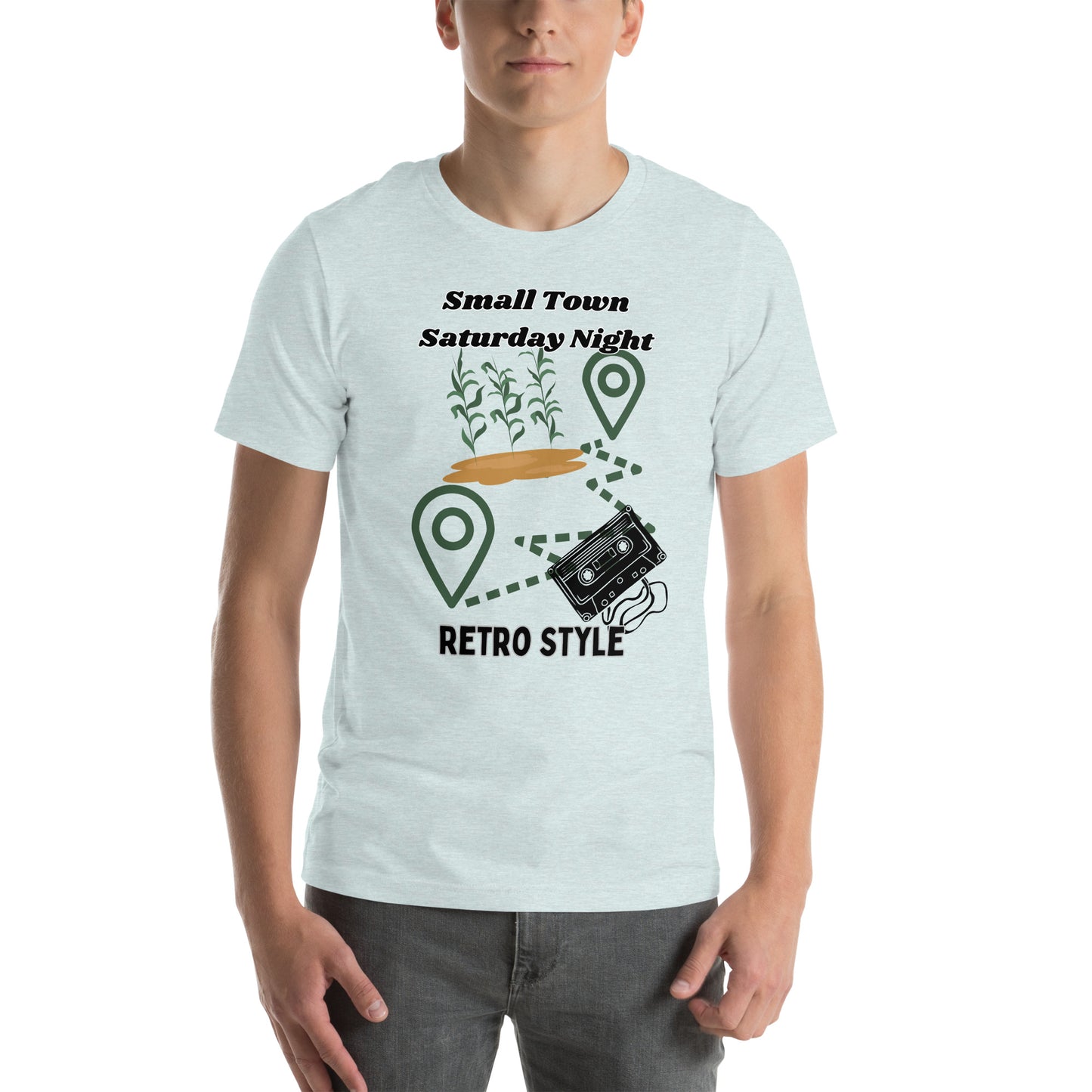Small Town Retro Style Unisex t-shirt