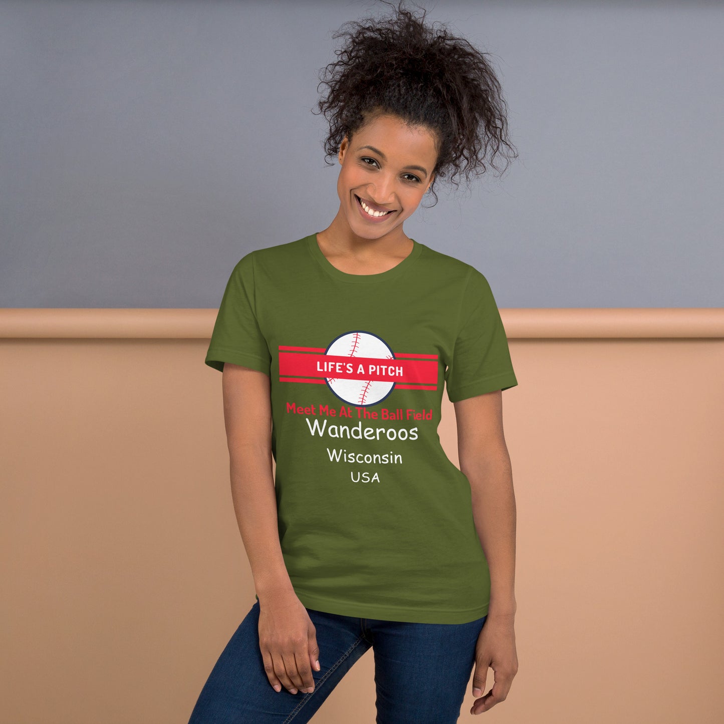 Wanderoos "Life's A Pitch" Unisex t-shirt