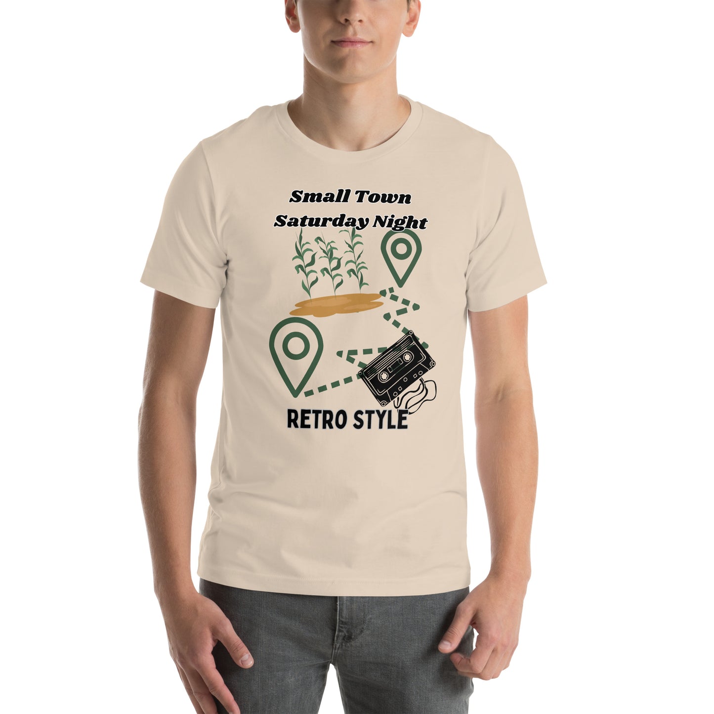 Small Town Retro Style Unisex t-shirt
