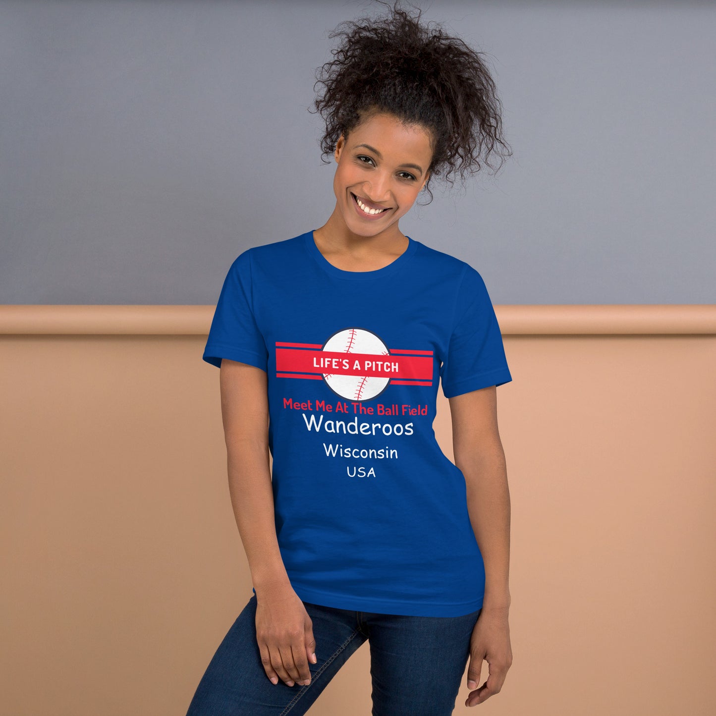 Wanderoos "Life's A Pitch" Unisex t-shirt