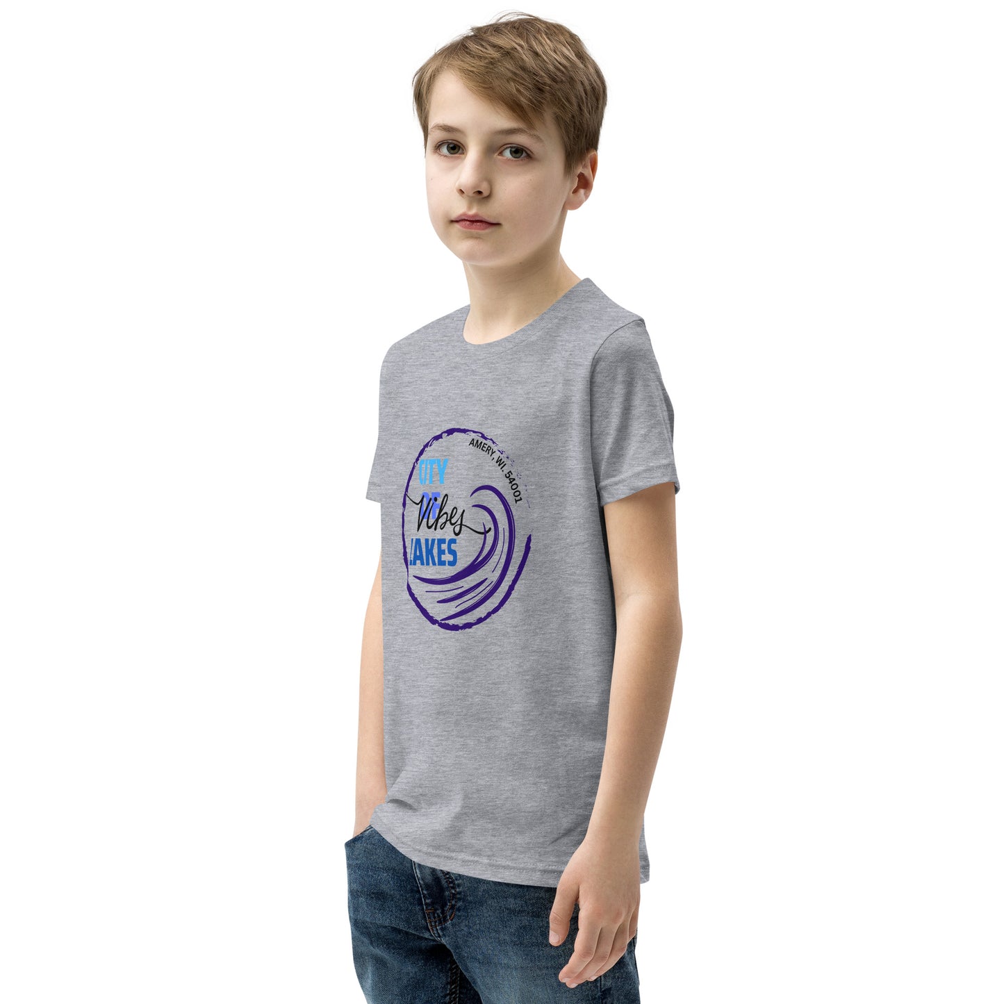 City of Lakes Vibes Youth Short Sleeve T-Shirt