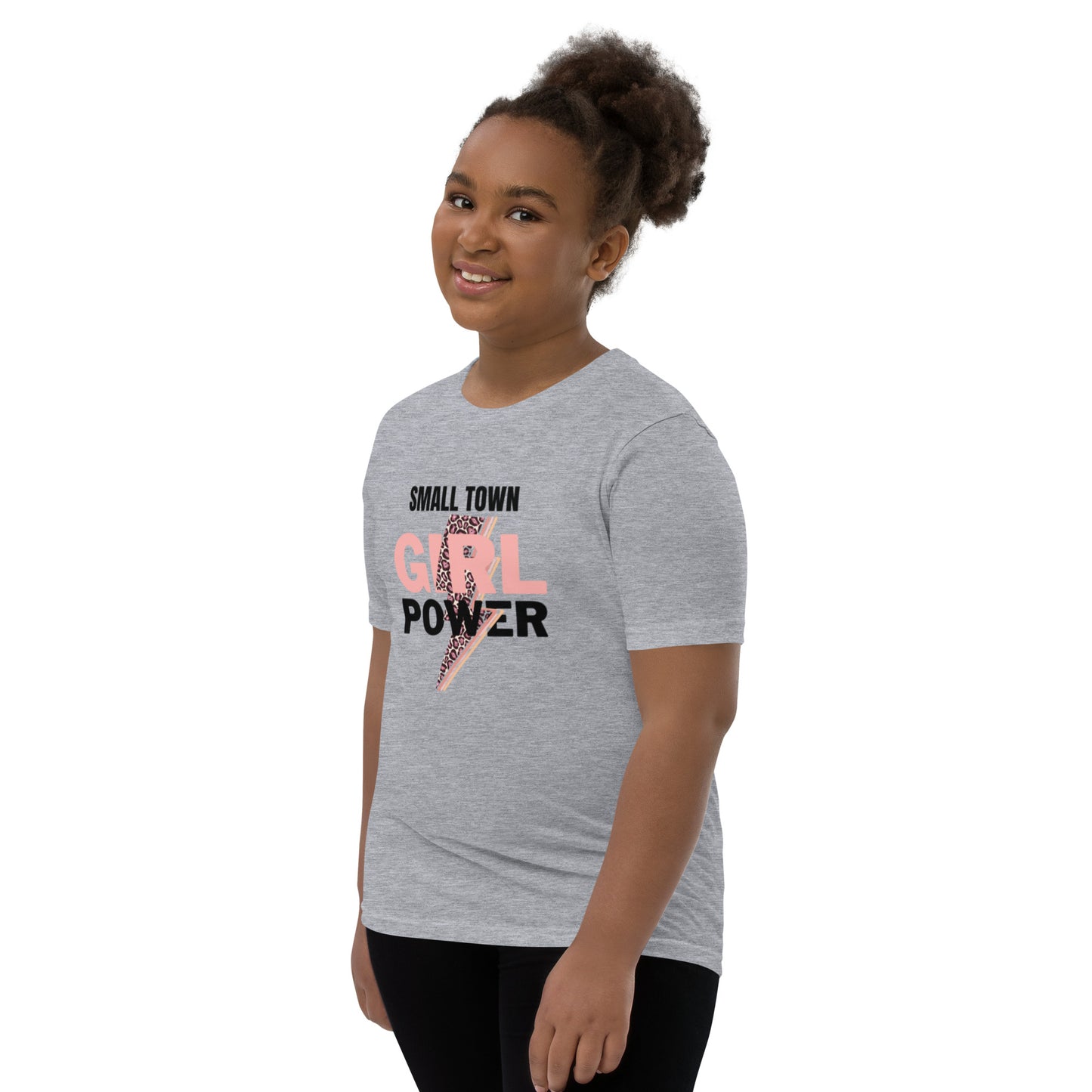 Small Town Girl Power Youth Short Sleeve T-Shirt