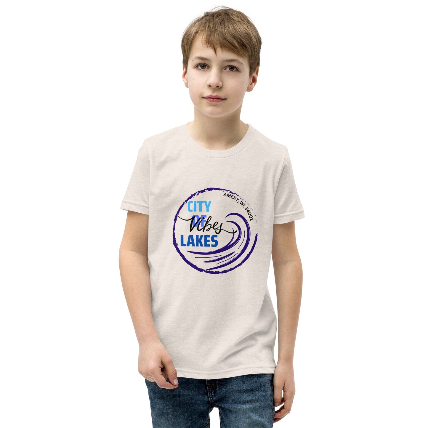 City of Lakes Vibes Youth Short Sleeve T-Shirt