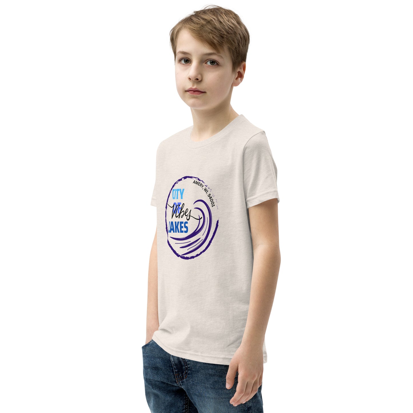 City of Lakes Vibes Youth Short Sleeve T-Shirt