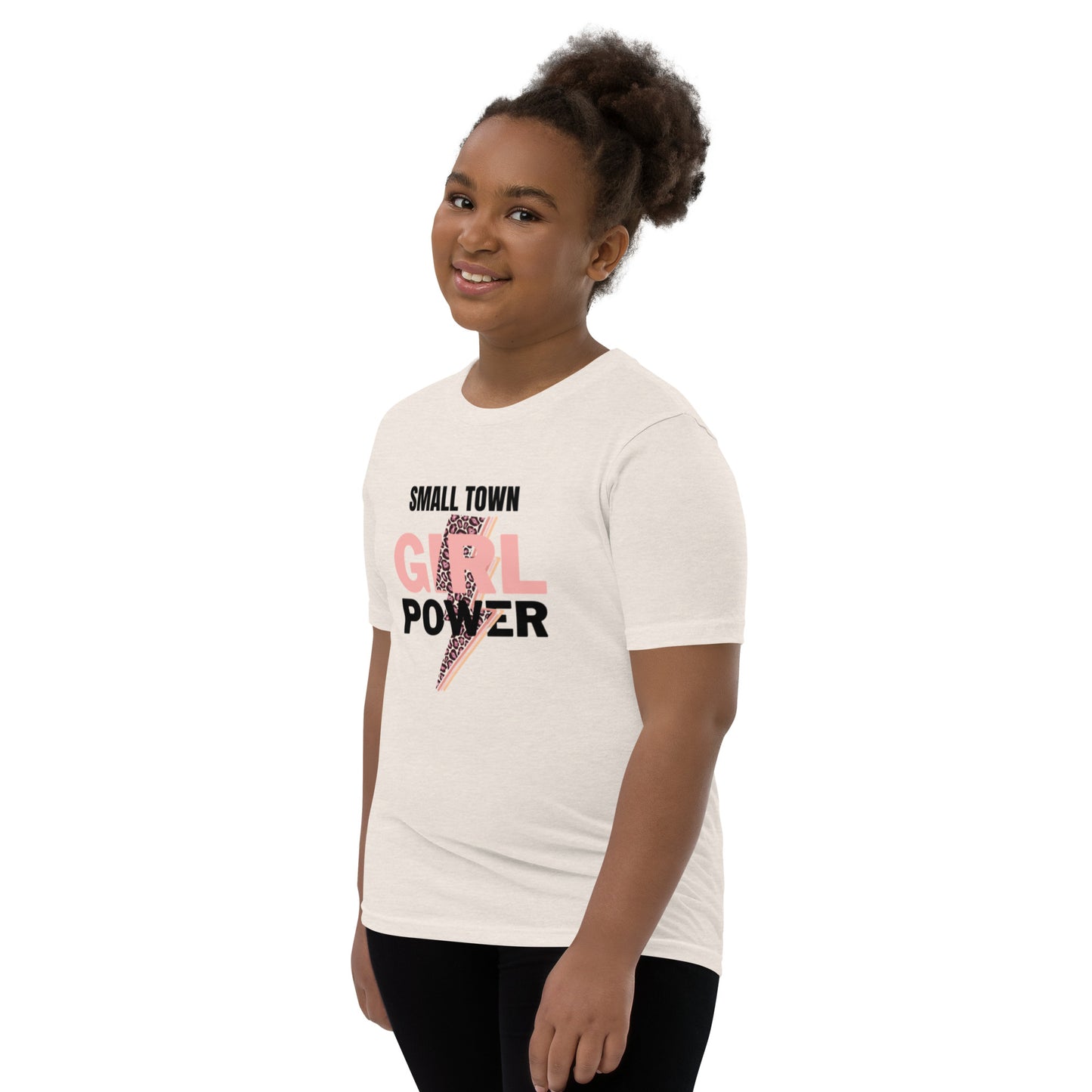 Small Town Girl Power Youth Short Sleeve T-Shirt