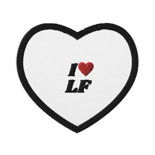 I love LF Embroidered patch