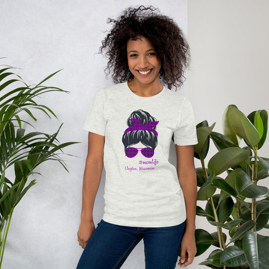 Clayton Mom Life Unisex t-shirt