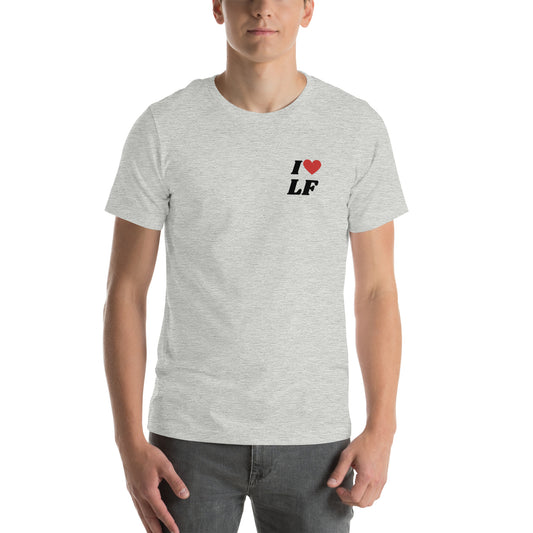 I Love LF Unisex t-shirt