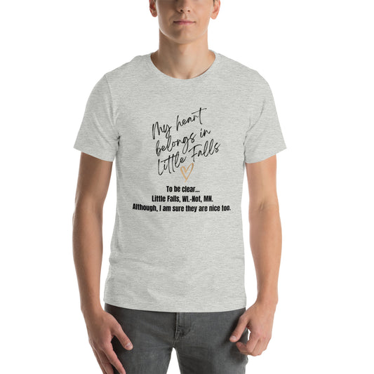 Little Falls WI Unisex t-shirt