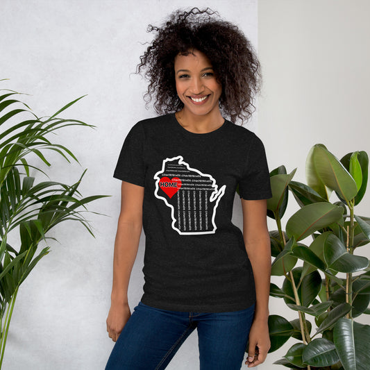 Country Roads Take Me Home Unisex t-shirt
