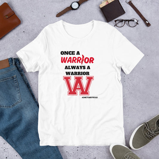 Amery "Once A Warrior" Unisex t-shirt