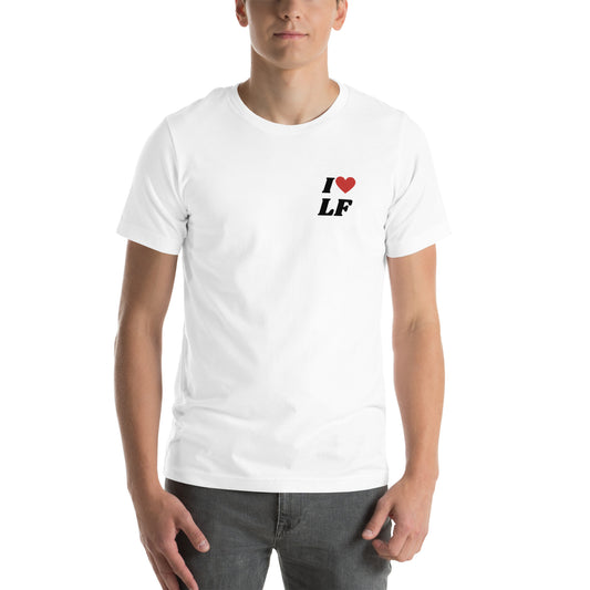I Love LF Unisex t-shirt