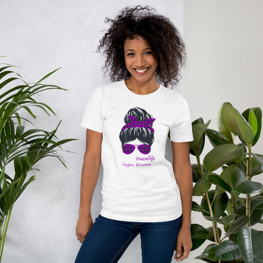 Clayton Mom Life Unisex t-shirt